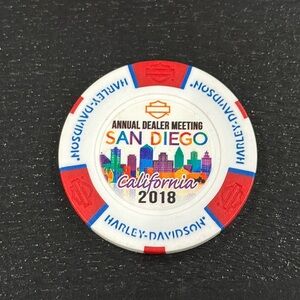 Harley-Davidson Poker Chip - San Diego, CA 2018 Dealer Show